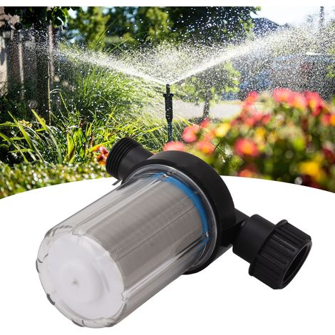 G3/4 Gartenschlauchfilter für Wasserpumpen, transparentes Edelstahl-Filtersieb, Wasserhahnbezeichnung, Verunreinigungen, Rückstände, effiziente Filtration, Sprühgerät, Pestizide, Zubehör, Garten, Bewä (1/5)