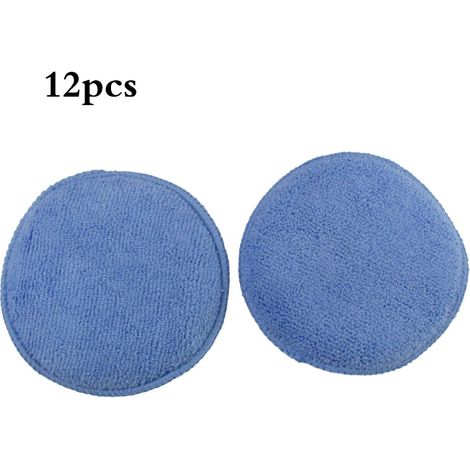 Esponja De Pulido Manual - Microfibra Ultrafina - Para Cera Limpieza Y Pulido De Pintura - 12 Unidades (1/5)