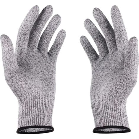 Gants Anti-coupures de Grade 5 for verrerie, Cuisine et pêche. Gants spéciaux Anti-Rayures, Anti-coupures et Anti-Perforations.(Medium) (1/4)