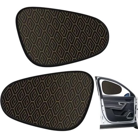 Pare-soleil latéraux pour vitres de voiture, protection UV et isolation thermique Protections anti-lumière pour vitres de voiture, camion, SUV, fourgonnette, intérieur conducteur/passager, voyage en (1/5)