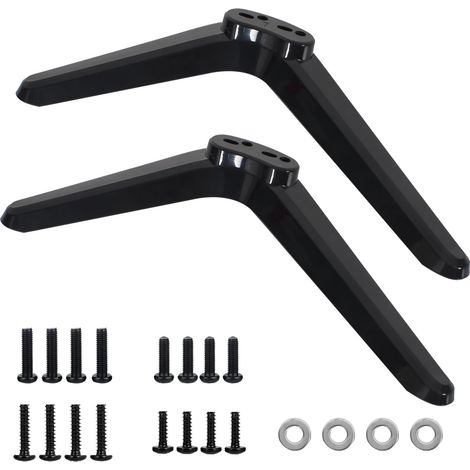 Soporte universal para televisores de pantalla plana con tornillos M4, soporte de mesa para televisores de 55 pulgadas, compatible con Samsung, LG y Sony.