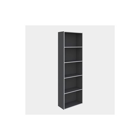LIBRERIA 4 RIPIANI 50X22,8X157,4 CM ARDESIA- 1,0 pz