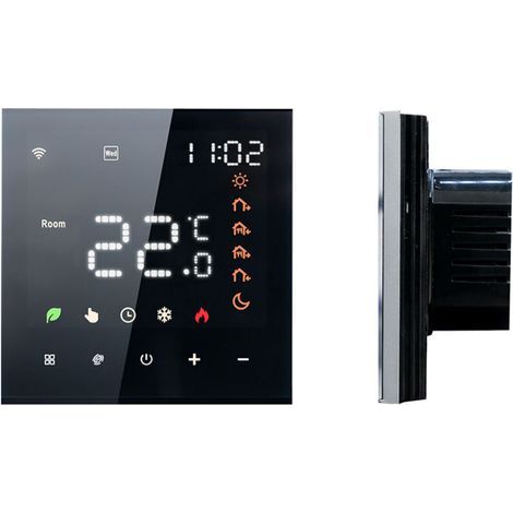 Ciel-Smart WiFi Thermostat, Voice Control, 3A Digital Programmable LCD Touch Screen Floor Heating Thermostat (1/5)