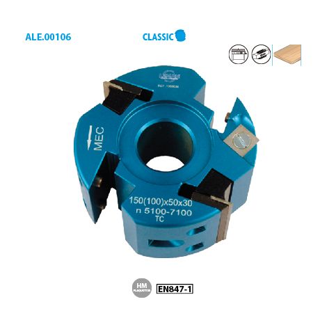 Leman – Porte-outils de toupie entraxe 24/30mm – Pour fers profilés – Feuillurage et profilage sur bois massif – Changement simultané des fers
