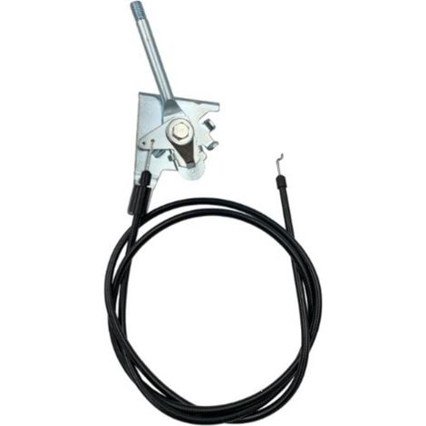 604746 throttling cable compatible with Hustler FasTrak, SuperZ, and Raptor zero-turn lawnmowers (1/3)