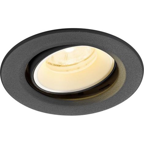 Spot encastré NUMINOS® MOVE XS intérieur 4000 K 20° IP20 rond noir /blanc - SLV - 1009362 (1/2)