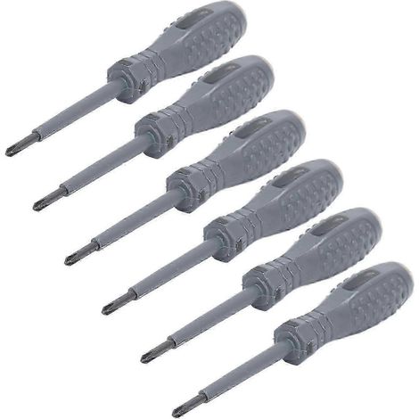 Stylo testeur de tension sans contact à LED haute luminosité, compatible avec les systèmes de maintenance (édition spéciale) - Lot de 6 (1/5)