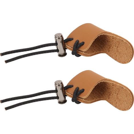 Lot de 2 protections pour arc recourbé traditionnel d'extérieur, protège-doigts.