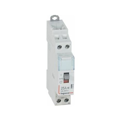 Contacteur de puissance CX³ silencieux bobine 230V - 2P 250V - 25A - contact 2F - 1 module - 412558 - LEGRAND