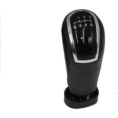Pommeau de levier de vitesses en cuir 5/6 vitesses pour Mercedes-Benz Classe C W203 S203 / W202 BJ / Classe A W168 (1/4)