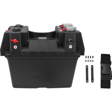 Boîtier intelligent pour batterie avec connecteur rapide, double USB, voltmètre, centre d’alimentation multifonction portable pour camping-car, SUV, ATV. (1/5)