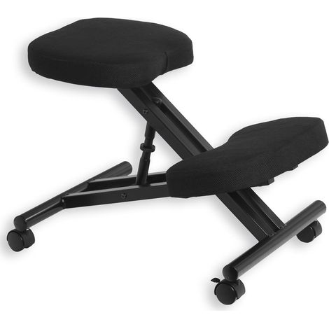 Tabouret ergonomique ROBERT Noir/Noir (1/4)