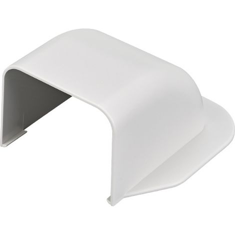 BEBUSINGOTO Toma de corriente de pared en ángulo para canaleta de 80 x 60 mm - blanco (1/4)