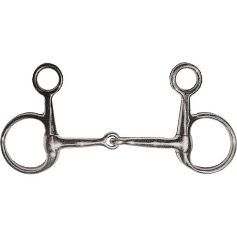 12.5 Cm, Silber: Englisches Boucher-Gelenkgebiss aus Edelstahl