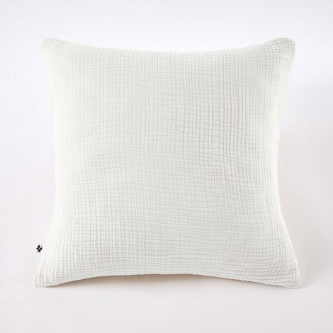 Taie d'Oreiller 60 x 60 cm Quadruple Gaze de Coton 220 g/m² Bella Chantilly (1/4)