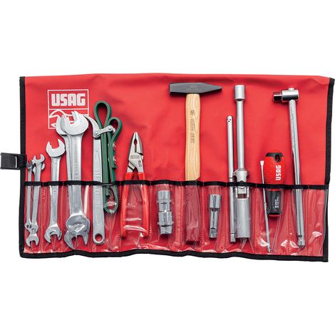 USAG U06300014 630 CN – Assortiment d&039outils pour l&039entretien automobile, 18 pièces