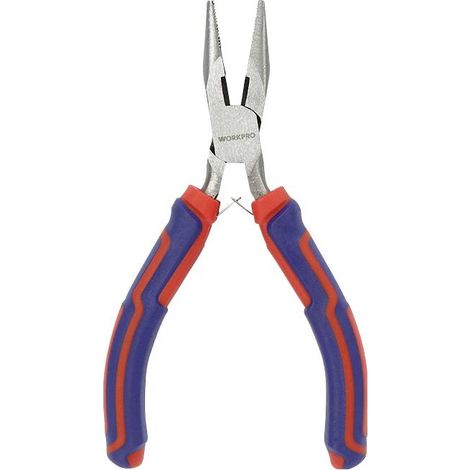 WorkPro WP231095 universel Mini-pince pointue Acier Chrome-Vanadium 110 mm