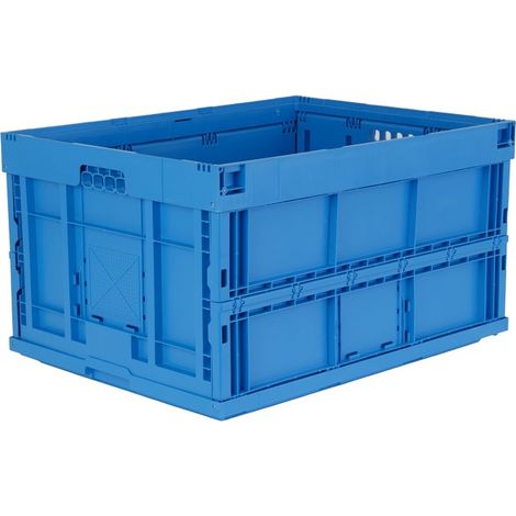 PROVOST - Bac pliable Provost en polypropylène bleu 800 x 600 x 445 mm (1/5)