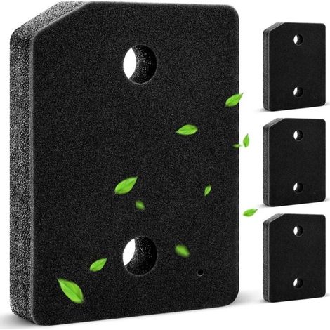 Set de 4 Filtres pour Sèche-linge Miele T1, Filtre Mousse éponge Pièces détachées pour Sèche-linge à Condensation,Filtre Fin/Grossier 207mmX157mmX30mm Filtre de Socle. (1/4)