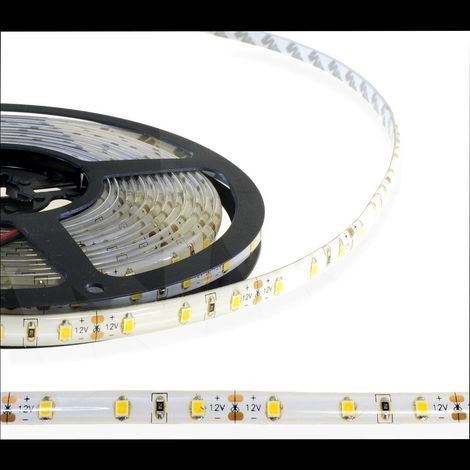 strip led 24v 2835 smd ip65 striscia 5 metri luce calda e naturale strip 300 led fredda bianca 6500k