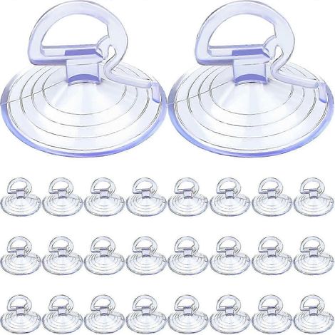 Lot de 24 ventouses pare-soleil pour pare-brise de voiture, petites ventouses en PVC pour vitres de voiture (1/5)
