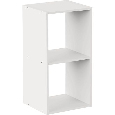 SpaceQub 2-stöckiges Regal 34,5 x 32 x 67,5 cm 7house
