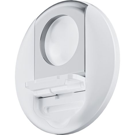 Support magnétique ajustable pour téléphone, anneau stabilisateur pour iPhone 14 blanc, support de bureau et PC portable (1/5)