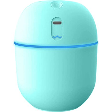 Umidificatore da 200 ml, purificatore d'aria, diffusore di aromi, luce notturna a LED a 7 colori, 2 modalità di nebulizzazione (USB)
