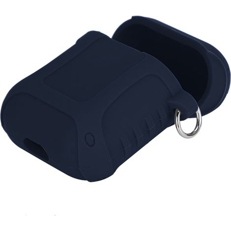 Étui de protection simple et élégant pour écouteurs Bluetooth AirPods (bleu) (1/5)