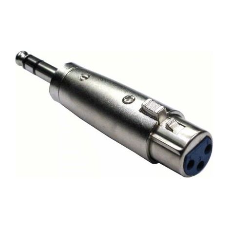 Adaptateur audio et vidéo RS PRO Droit, 6,35mm Stéréo Mâle vers XLR Femelle ( Prix pour 1 )