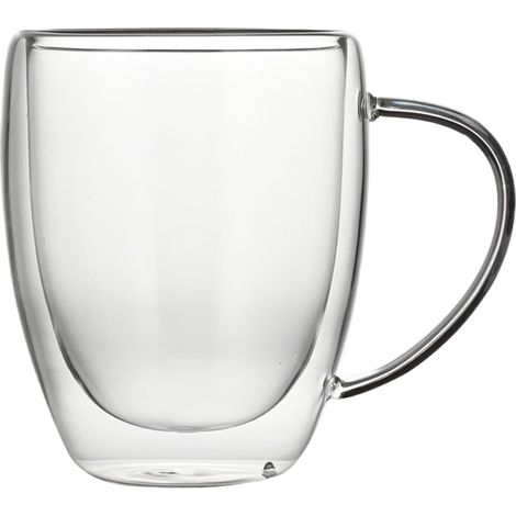 Glasbecher Isolierbecher hitzebeständige transparente