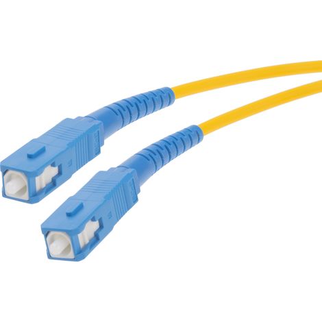 Câble fibre optique RS PRO 10m Avec connecteur / SC, OS1 Mono-mode ( Prix pour 1 )