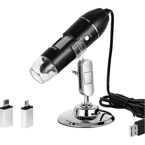 1600X USB-Mikroskop, 1080p HD Digitalmikroskop zum Löten, verstellbarer Ständer, kompatibel mit Mac, Windows und Linux, für den numismatischen Unterricht. (1/5)