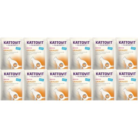 Kattovit  Urinaire  Sachet 85g - Saumon 12x85g