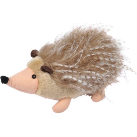 Peluche pour Chien "Hérisson" 27cm Marron