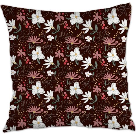 Housse de coussin 45x45 cm carrée déhoussable pour Noël, anniversaire, la Fête des Pères, la Fête des Mères (1/5)