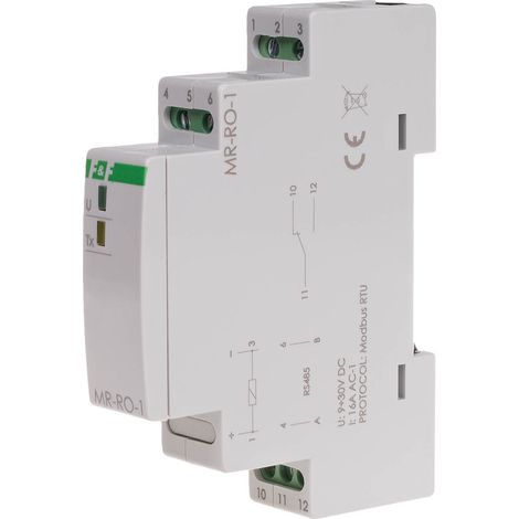 Modulo di espansione uscita relè, con uscita Modbus RTU, 1 canale,
