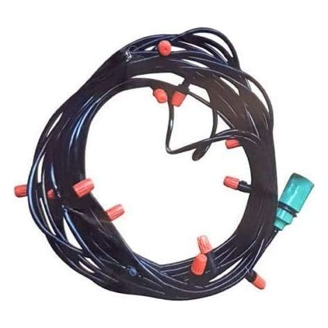 Kit NEBULIZZATORE ad Acqua NEBULIZZAZIONE Gazebo OMBRELLONE Giardino Pergola RINFRESCA 10m
