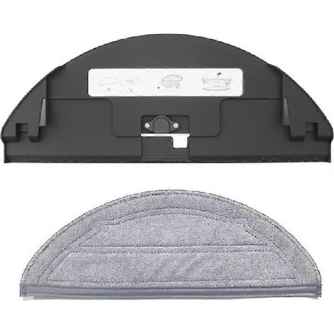Kit de remplacement pour support et lingettes de nettoyage pour aspirateur robot Roborock Q10/Q10PF+/S5/X5+ (1/4)