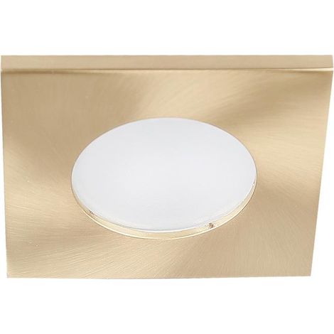 Spot encastré plafond doré carré G4 20W Candellux