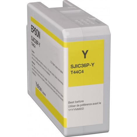 Cartouche d'encre jaune Epson Sjic36P(Y) V-5UTP-005B, C13T44C440