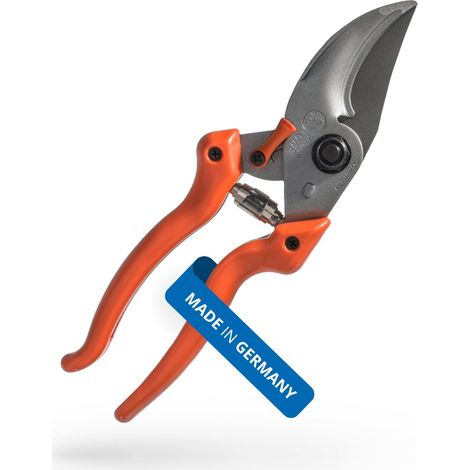 Sécateur à Bypass 9.104 avec réglage en continu de la Largeur de la poignée – Lames en Acier Carbone tranchantes avec revêtement Anti-adhésif idéal pour Couper Les Fleurs de Coupe (1/4)