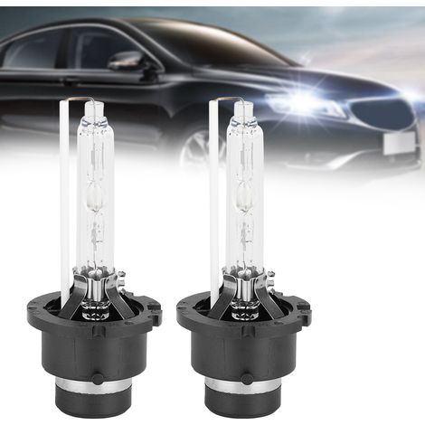 Lot de 2 ampoules xénon HID D2S 6000K 35W pour phares de voiture, sûres et lumineuses. (1/5)