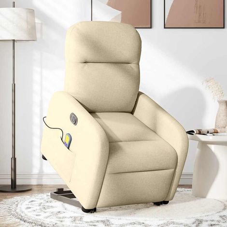 Maison Exclusive - Elektrischer Massagesessel mit Aufstehhilfe Cr