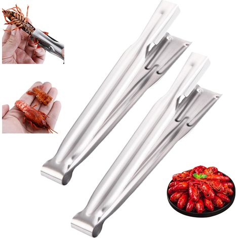 Pelador de camarones nuevo, cuchillo pelador de camarones de acero inoxidable, herramienta para mariscos, pelador de colas de camarones mejorado, pelador de colas de camarones para cocinas y restauran (1/5)
