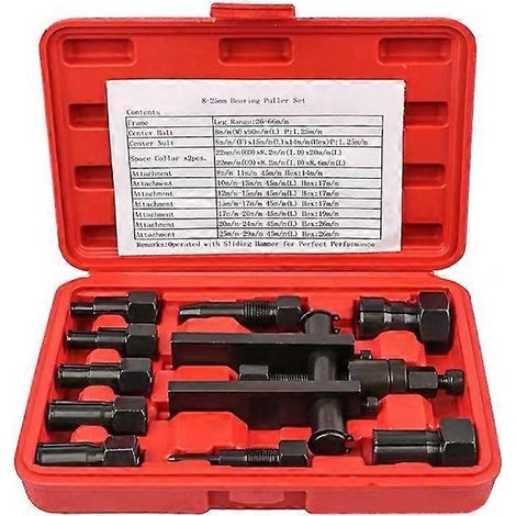 Kit d'extracteur de roulements pour motos, outil de démontage de roulements pour véhicules électriques à 2 broches