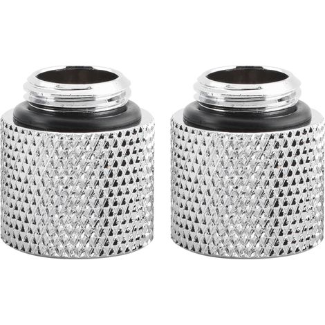2 pièces Raccord Allonge Mâle/Femelle G1/4 pour Refroidissement à Eau (15mm) (1/5)