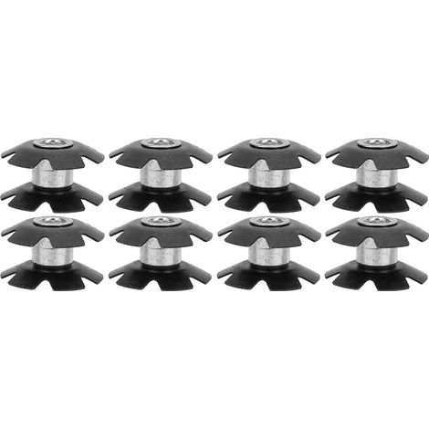 8 pièces de bouchons d'expansion à écrou étoile pour jeu de direction de vélo de montagne, compatibles avec les fourches de 28,6 mm / 1,1 pouce