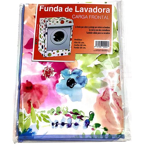 WURKO funda lavadora carga frontal surtido , Funda lavadora carga frontalLa funda que cubre y portege su lavadoraSe cierra con dos cremallerasVálido también para secado
