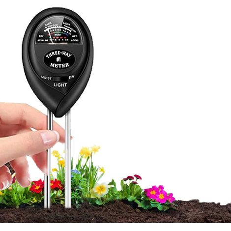Testeur Sol - Humidité Lumière pH - Pour Jardin Potager Serre Extérieur Intérieur - Sans Pile - 1 Pièce (1/5)